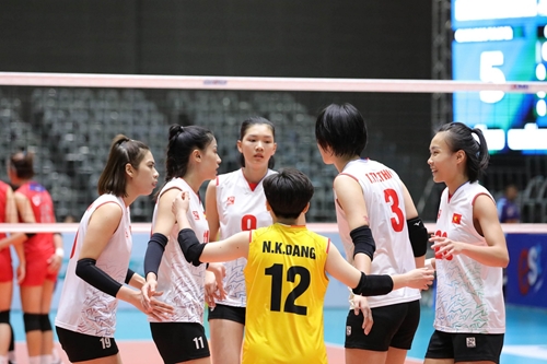 Tuyển bóng chuyền nữ Việt Nam sáng cửa vào bán kết giải châu Á